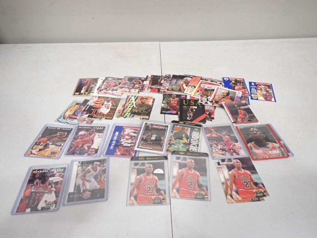 Lot of Assorted Michael Jordan Basketball and Baseball Cards (1 of 6)