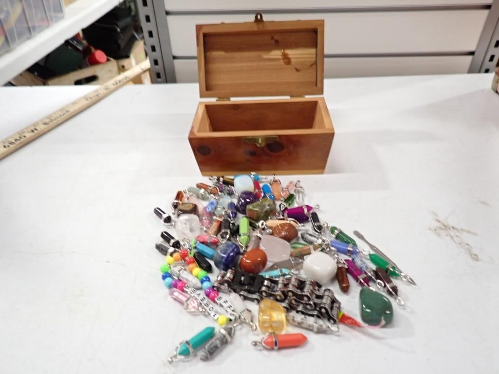 Costume Jewelry in a Jewelry Box: Costume Jewelry in a Jewelry Box