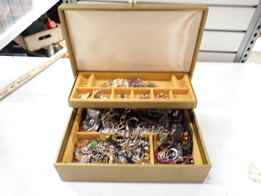 Costume Jewelry in a Jewelry Box: Costume Jewelry in a Jewelry Box