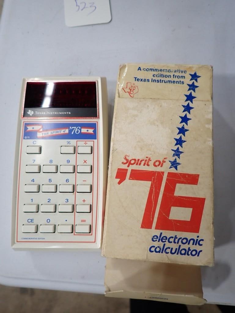 Vintage Texas Instruments Spirit of '76 Calculator with Original Box (1 of 6)