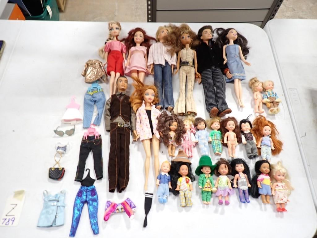 Lot of Fashion Dolls, Small Dolls, Etc (1 of 13)