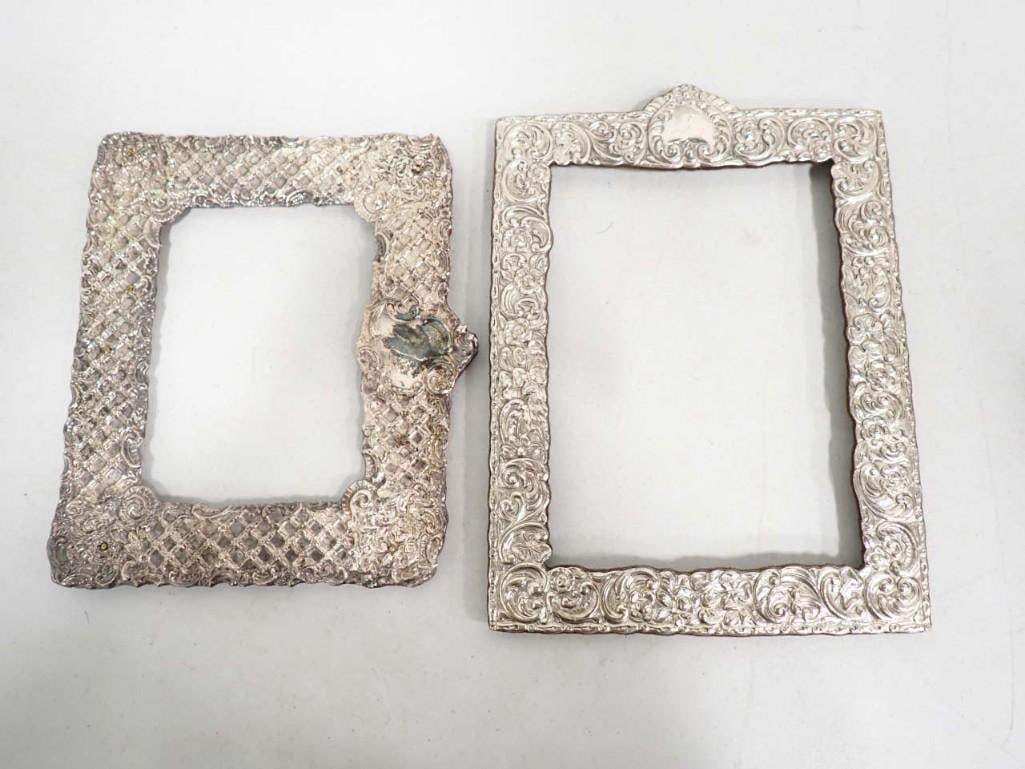 2 Sterling Silver Picture Frames Marked .925 (1 of 4)