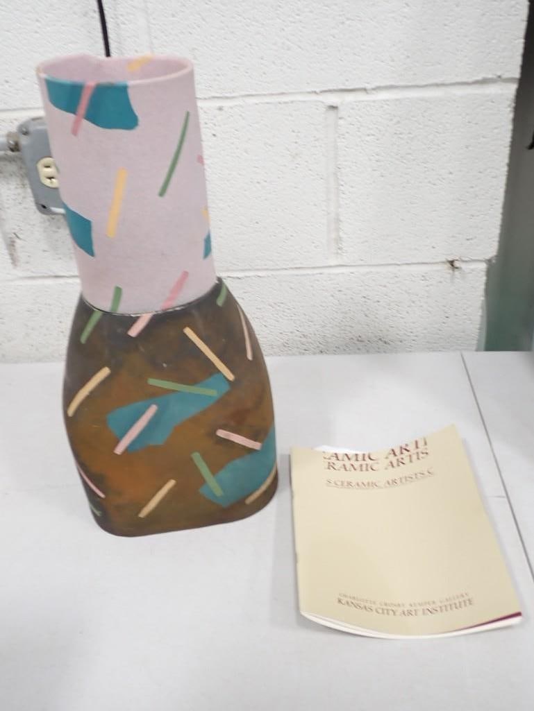 Donna Polseno Art Pottery Vessel 9" x 9" x 17" (1 of 13)