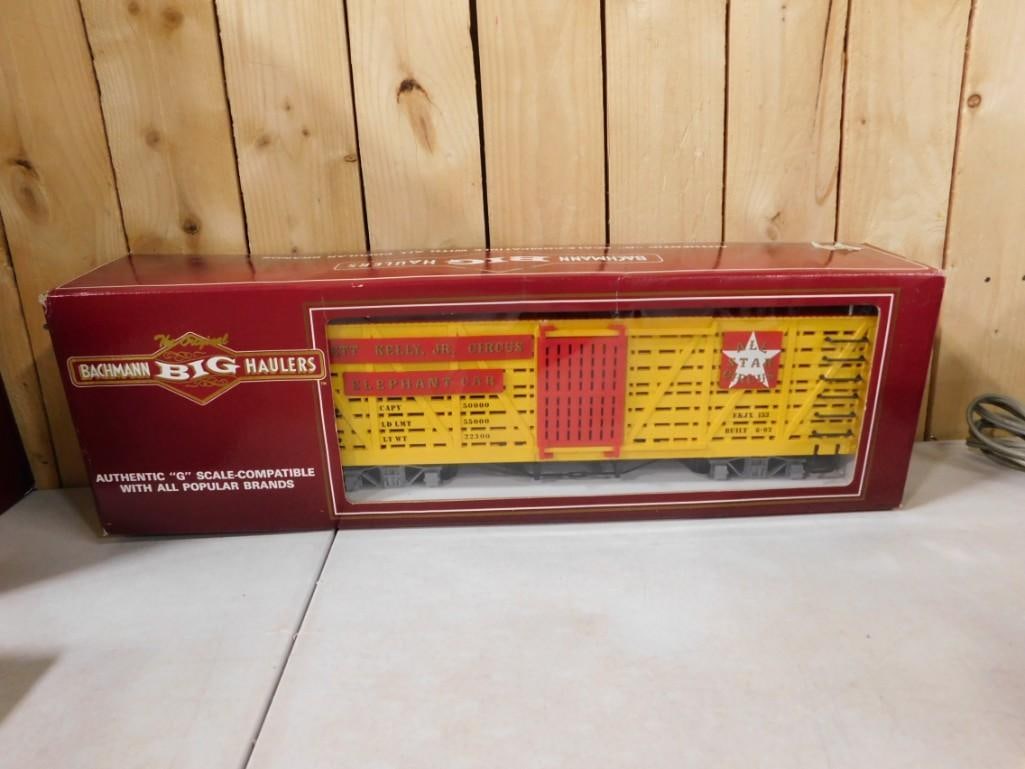 Bachmann Big Hauler Emmett Kelly G Scale #98171 Elephant Model Train Car New in Box (1 of 7)