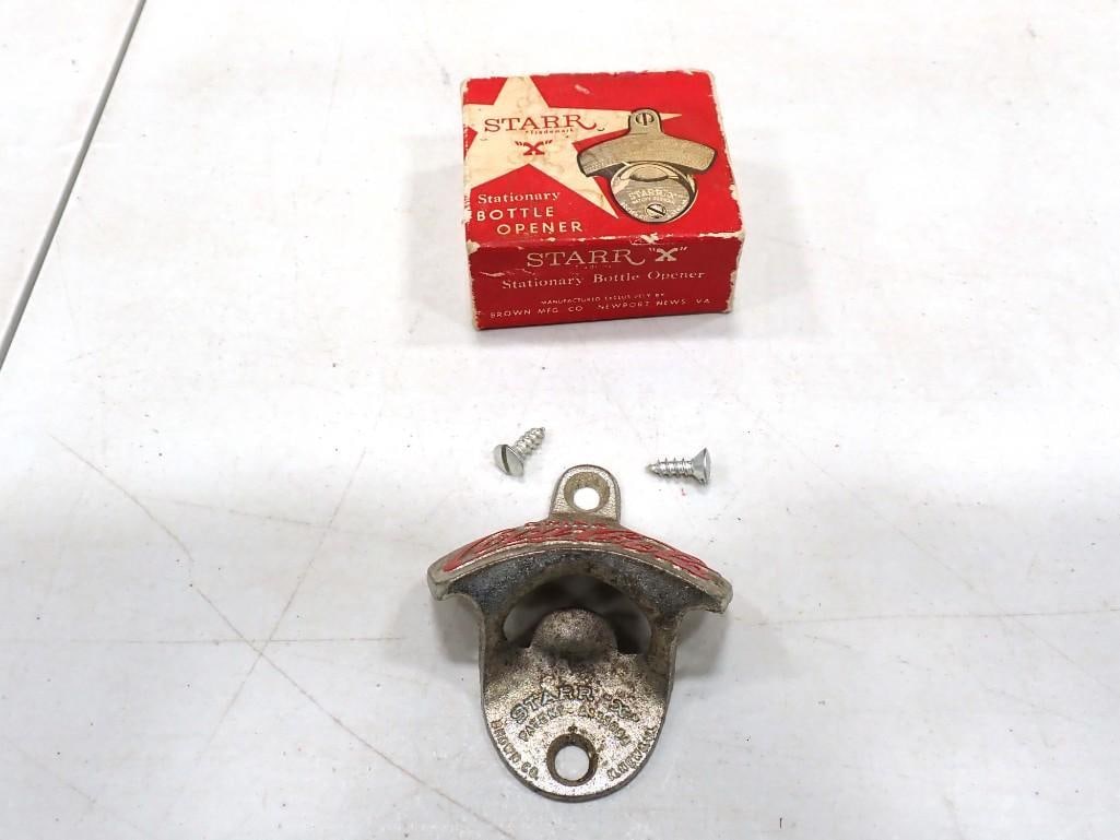 Antique Original Starr Coca Cola Bottle Opener in Original Box NOS (1 of 6)