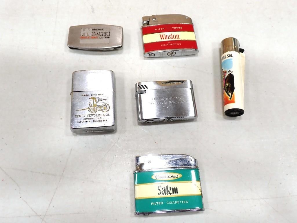 Lot of Vintage Lighters incl Zippo, Winston, Salem, etc (1 of 4)