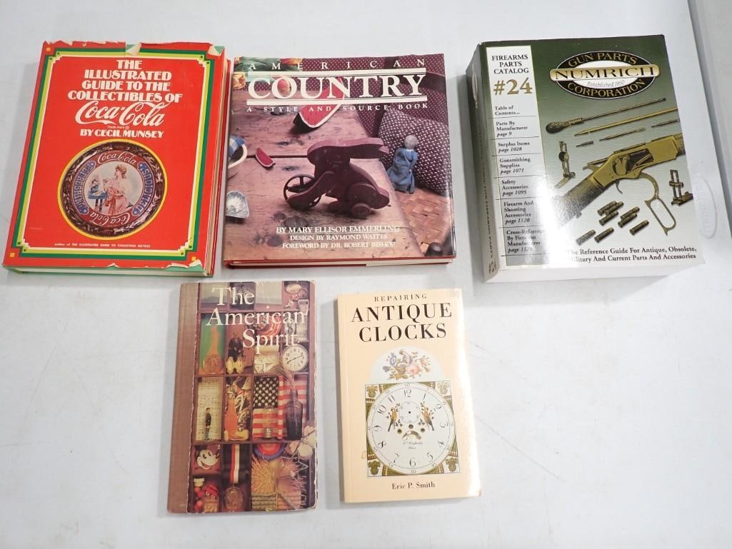 5 Books incl Coca Cola, Collectibles, Clocks, Country Store, Guns (1 of 7)