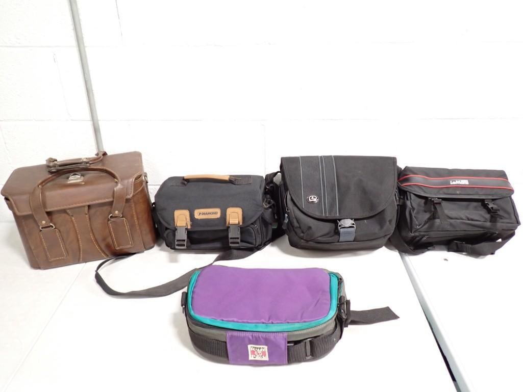 Lot of 5 Camera Carrying Cases or Bags incl Vintage (1 of 14)
