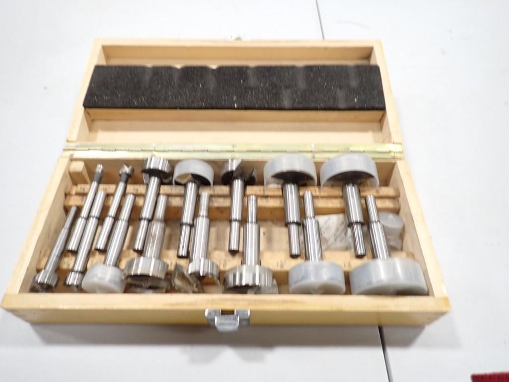 Vintage Router Bit set with wooden case (1 of 4)