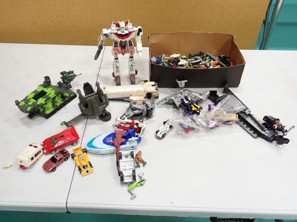 Transformers and other Toys Lot / Accessories / etc. including Jetfire, Dinobots, action Figures, et (1 of 7)