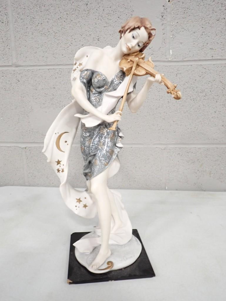 Giuseppe Armani Twilight Sculpture 872C #675/10000 with a repair: Giuseppe Armani Twilight Sculpture 872C #675/10000 with a repair - the end of the violin was reattached. It's a pretty good repair and not very visibile. See all pictures.