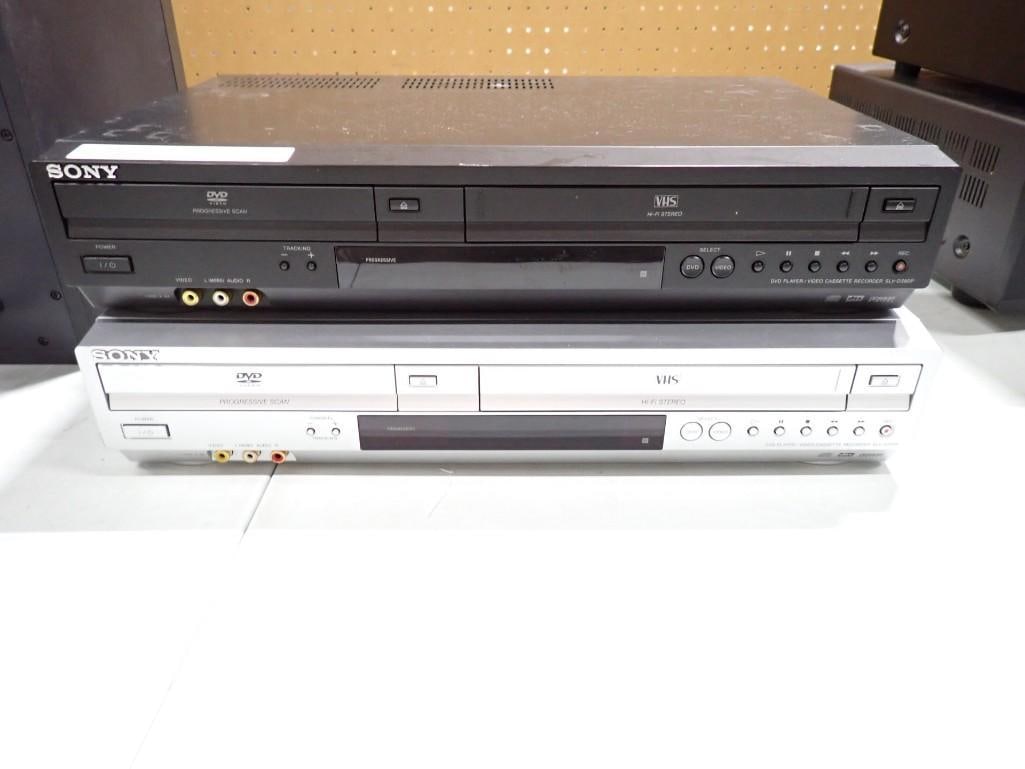 Pair of Sony DVD / VCR Combos including SLV-D380P and SLV-D370P (1 of 2)
