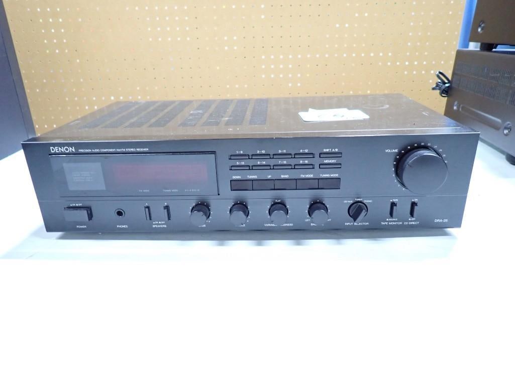Denon AM/FM Stereo Receiver Model DRA-25 (1 of 2)