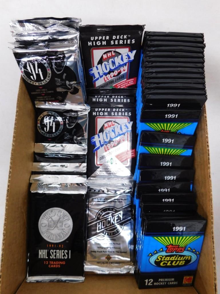 Approx 40 Packs of Sports Cards New and Sealed incl Topps, Upper Deck, etc (1 of 5)