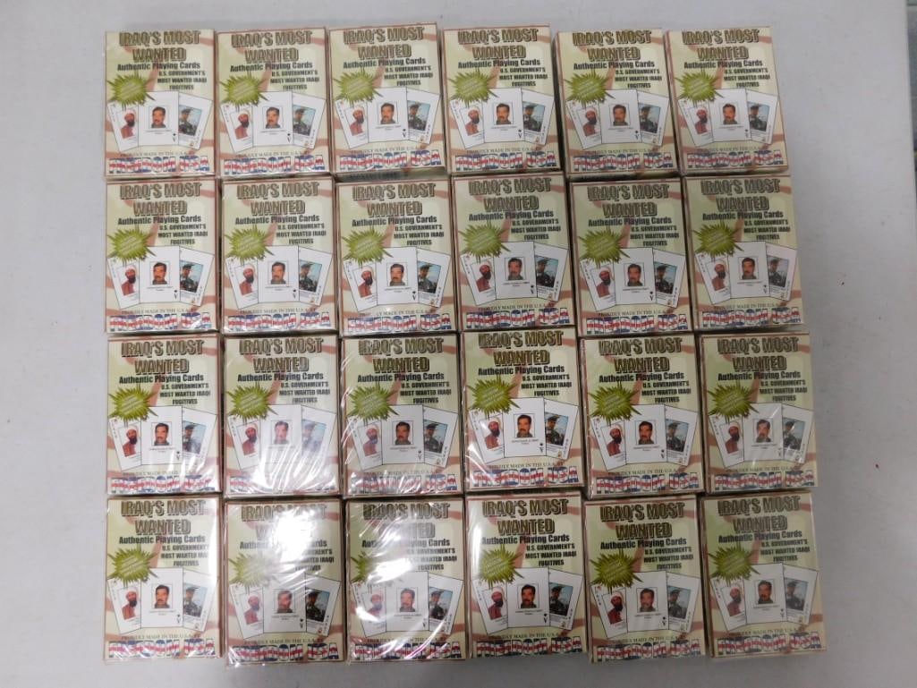 24 New and Sealed Iraq's Most Wanted Trading Cards or Collector Cards NOS (1 of 2)