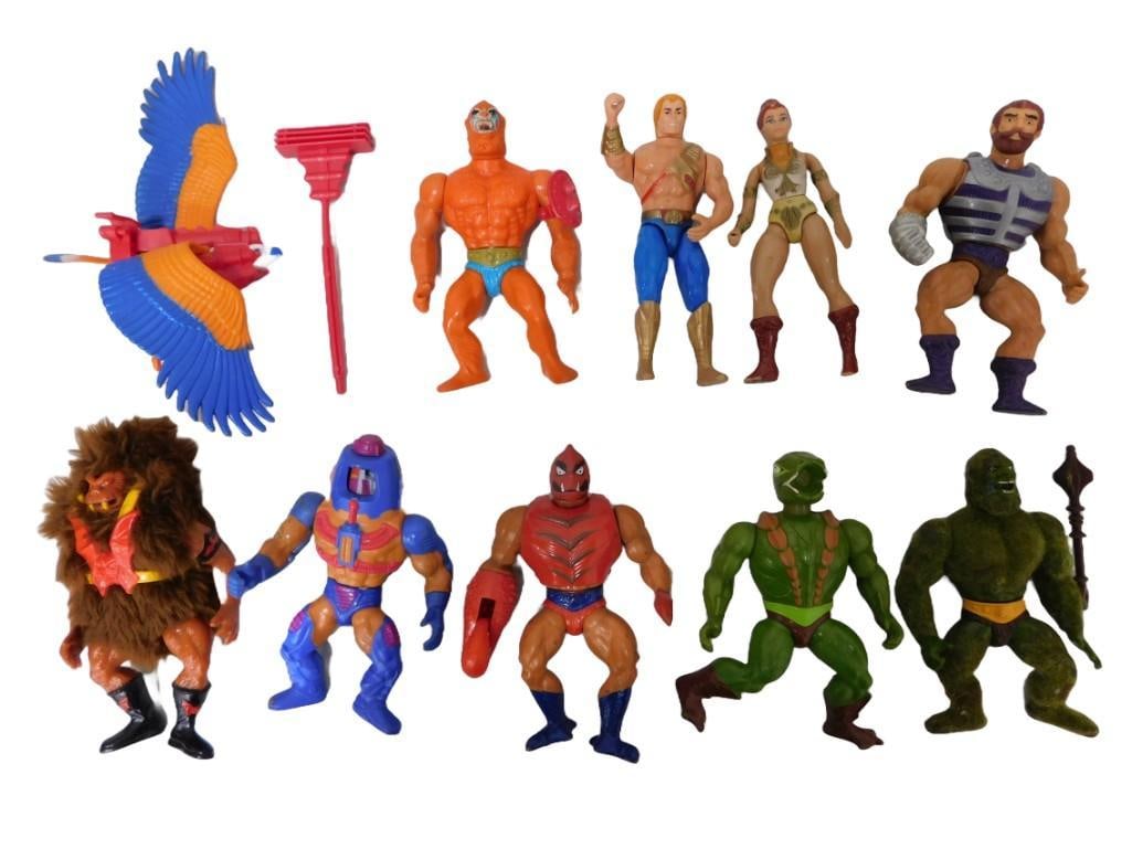 10 Vtg 1980s Masters of the Universe Fisto, Man-E-Faces, Grizzlor, Etc Figures & Accessories Lot (1 of 7)