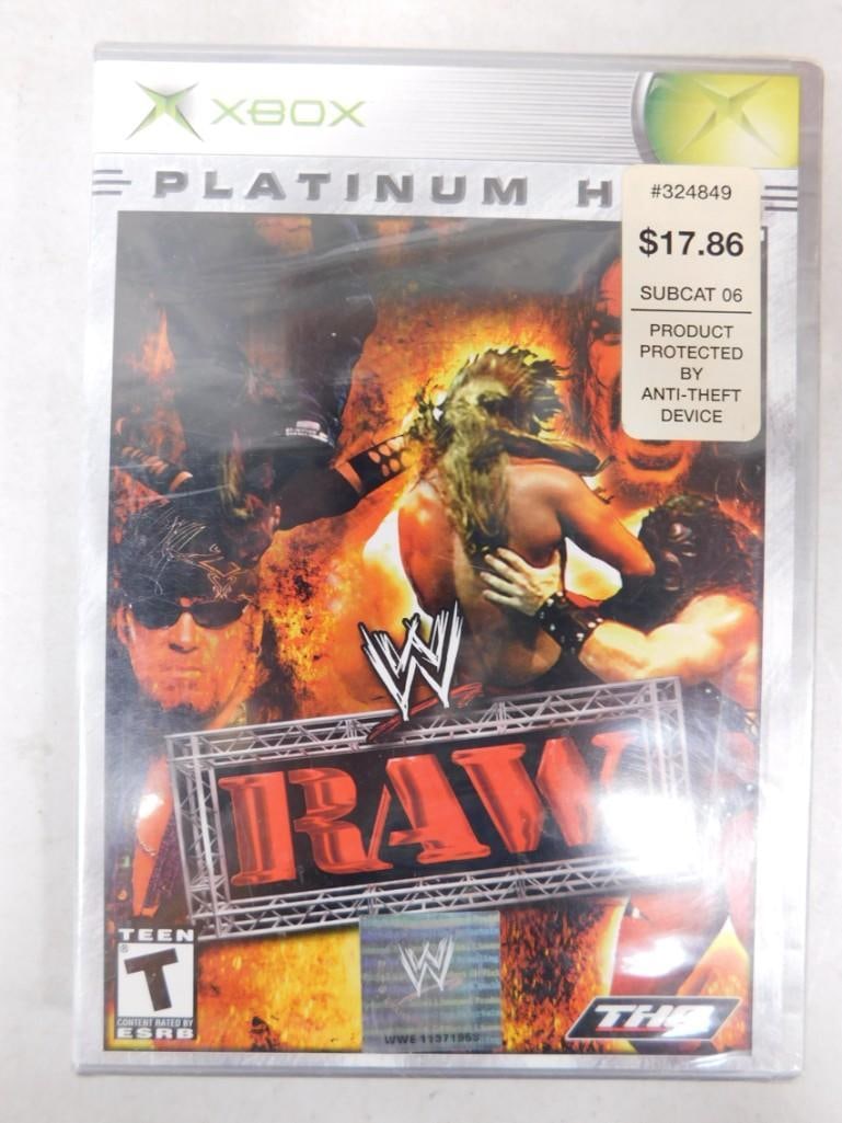 XBox WWF Raw Platinum Hits Video Game - Factory Sealed (1 of 2)