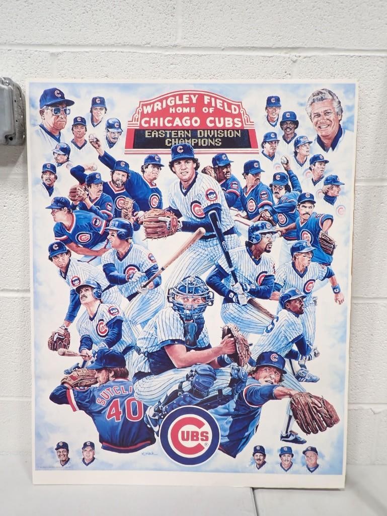 Chicago Cubs Print by K. Hack Eastern Division Champions (1 of 4)