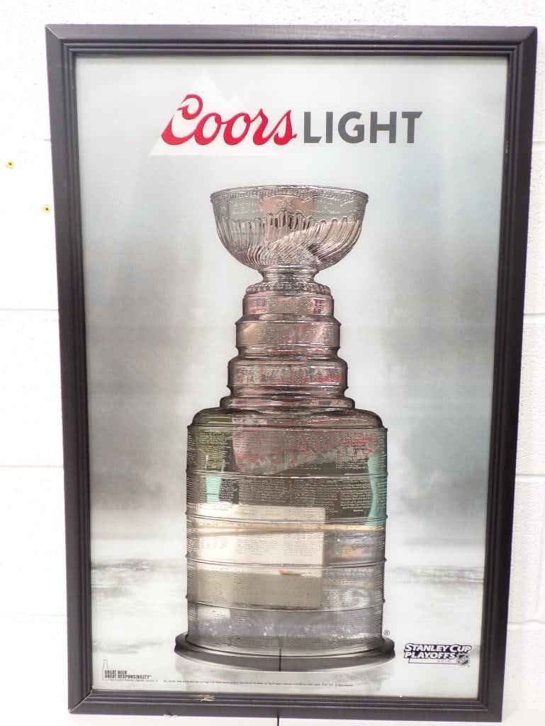 Coors Light Stanley Cup Playoffs 2016 Bar Mirror / Wall Hanging / Beer Mirror (1 of 6)