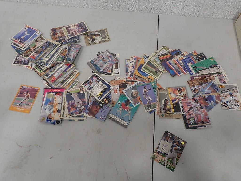 Lot of Baseball Cards - mostly stars - including many Nolan Ryan, Ken Griffey Jr., Mike Piazza, Samm (1 of 6)