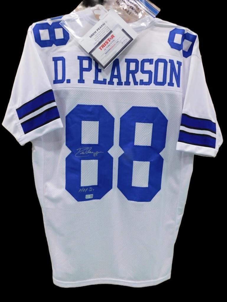 Dallas Cowboys Drew Pearson HOF 2021 Signed Jersey with Tristar COA (1 of 5)