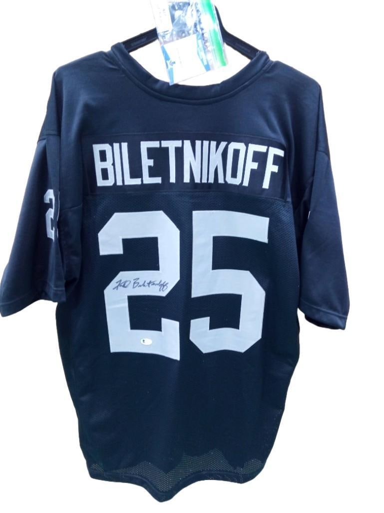 Oakland Raiders Fred Biletnikoff Signed Jersey with Beckett COA Size XL: Oakland Raiders Fred Biletnikoff Signed Jersey with Beckett COA Size XL