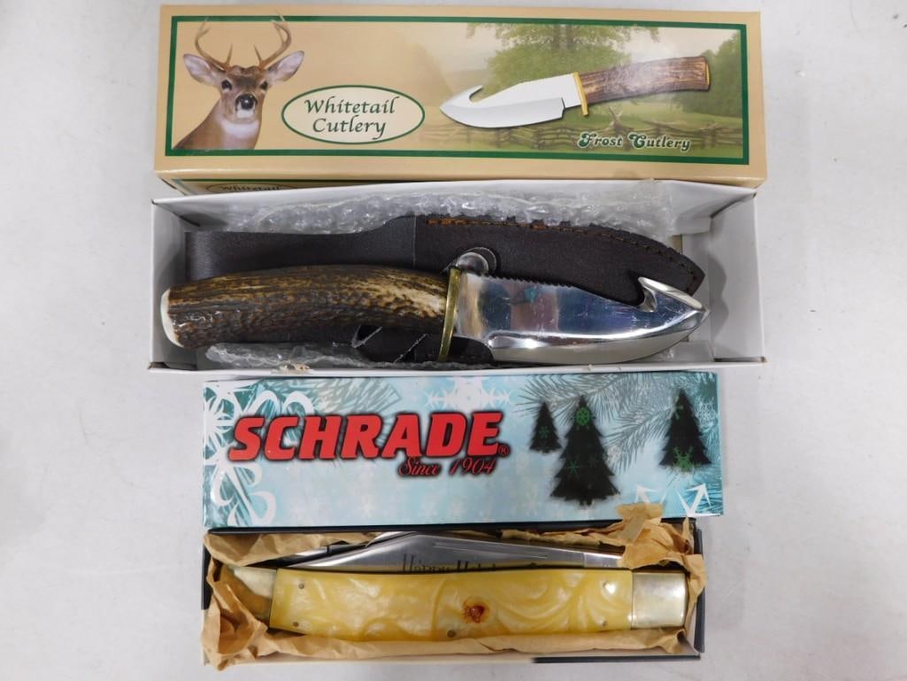 2 Knives incl Schrade Jumbo Folding Knife SC5 SM2011 Happy Holidays (1 of 6)