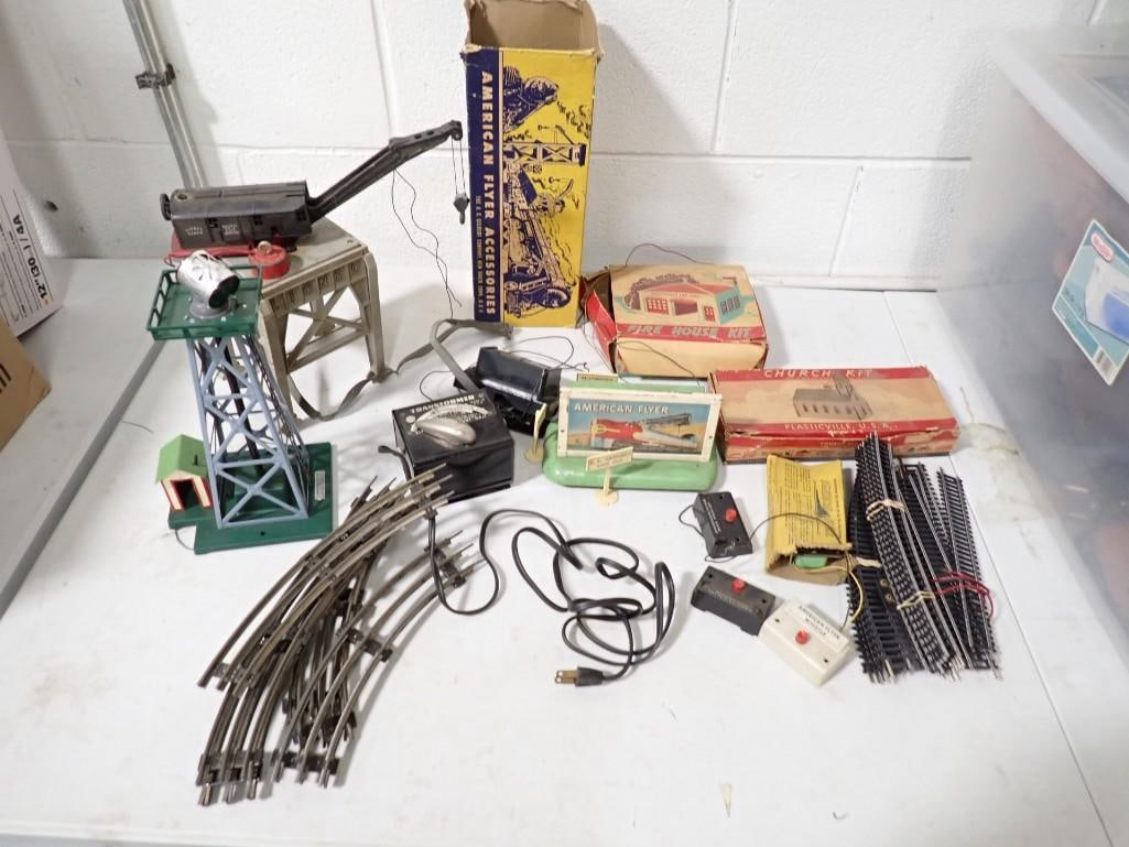 Model Train Accessories Lot including American Flyer, Transformers, O Scale, H0 Scale, etc. (1 of 7)