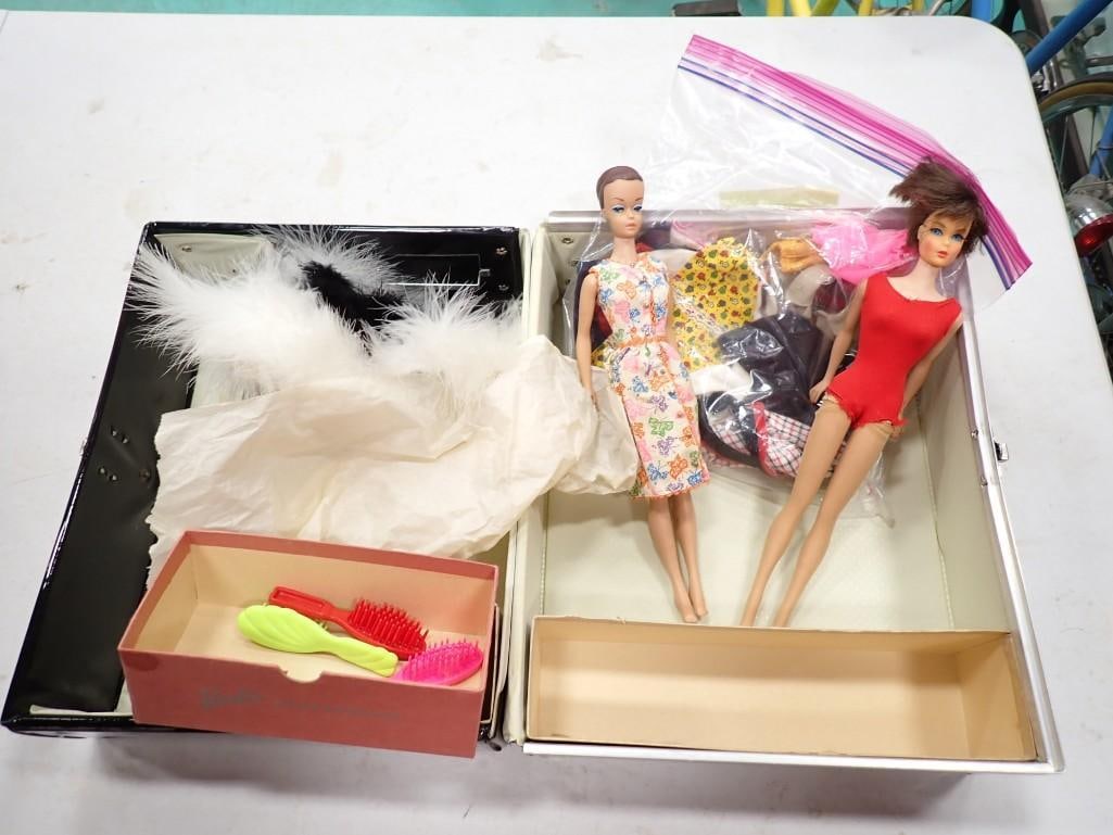 Vtg 1960s Barbie Fashion Queen Doll, Vtg Bubble Cut Barbie Doll 850 with Red Bathing Suit (1 of 4)