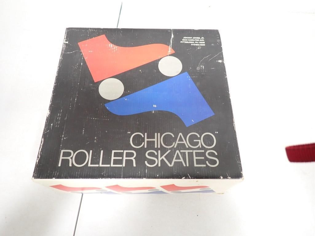 Chicago Roller Skates White Ladies Size 10 in Original Box: Chicago Roller Skates White Ladies Size 10 in Original Box