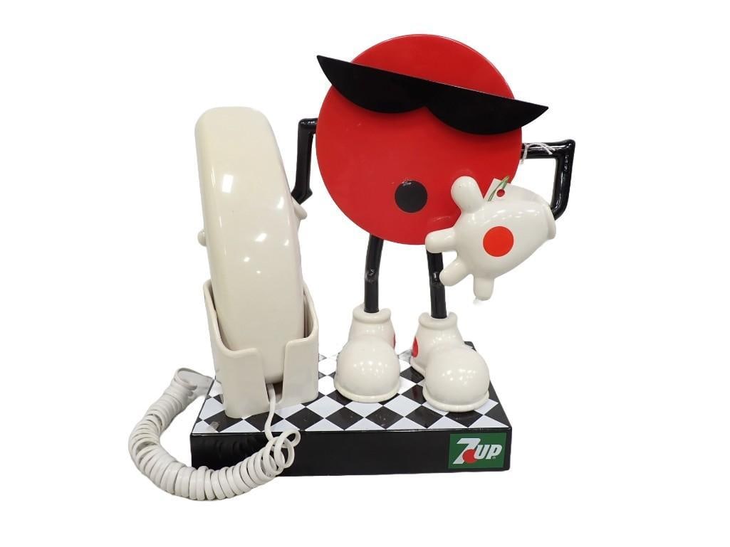 7-Up Spot Telephone Phone Soda Pop Advertising: 7-Up Spot Telephone Phone Soda Pop Advertising . Condition: untested