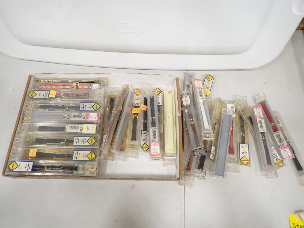 Large lot of new old stock watch bands (1 of 4)