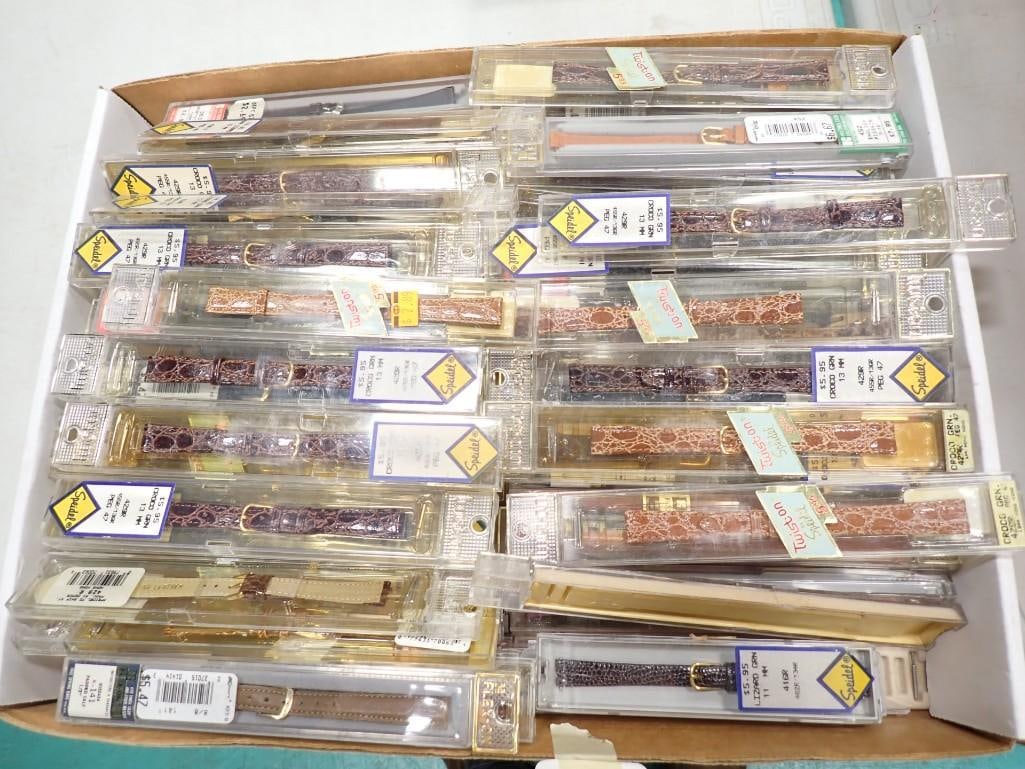 Large lot of new old stock watch bands (1 of 5)