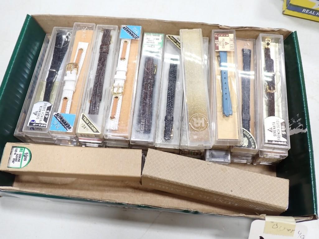Large lot of new old stock watch bands (1 of 4)