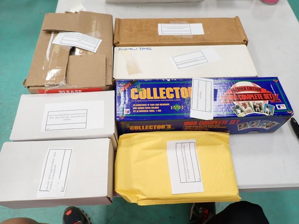 Large Lot of Sports cards including 1970's through 1990's Baseball, Football, Basketball,: Large Lot of Sports cards including 1970's through 1990's Baseball, Football, Basketball,Darryl Strawberry, Dwight Gooden, Toys R Us, Kmart stars of the decade, Hall of Famers, ABC Monday Night Footba
