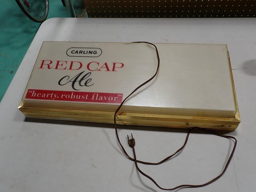 Carling Red Cap Ale Light up Bar Sign / Beer Sign - it works (1 of 10)