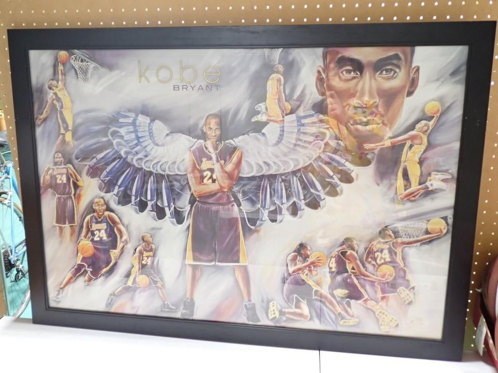 Large Kobe Bryant Framed Print - 39x27" (1 of 5)
