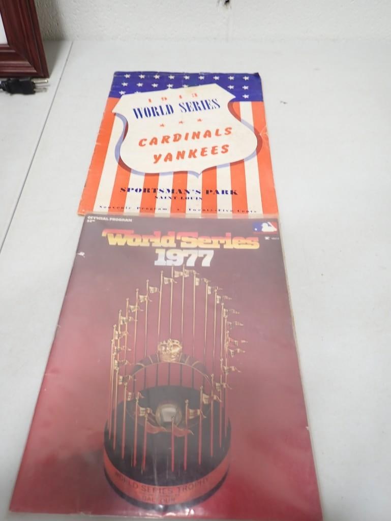 1943 and 1977 World Series Programs (1 of 8)