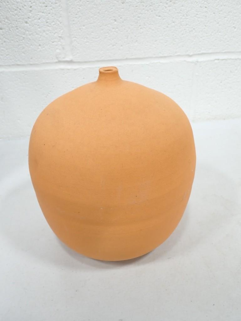 Ryan Rudie Custom Pottery Orange Vase (1 of 7)