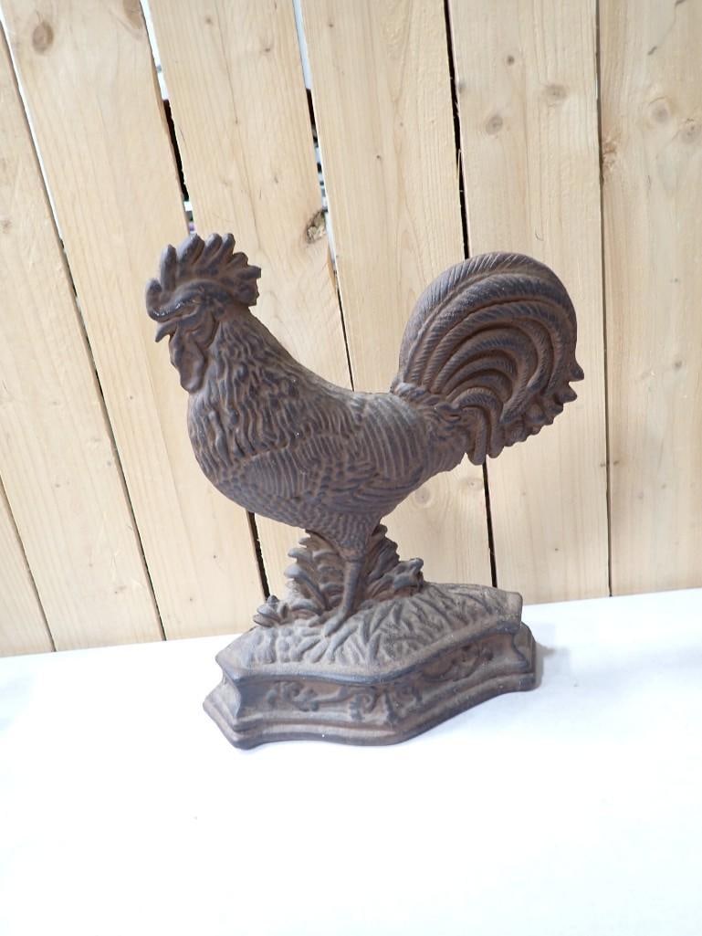 Cast Iron Chicken or Rooster: Cast Iron Chicken or Rooster . 1 Sided.