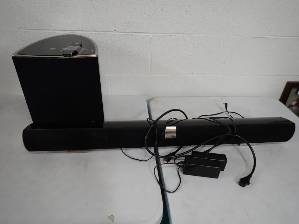 Visio Sound Bar and a Subwoofer with Remote and Power Cords (1 of 8)