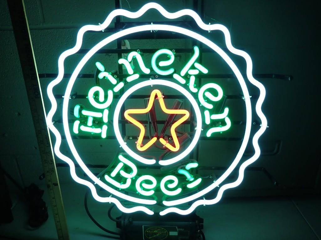 Heineken Beer Neon Sign Works (1 of 10)