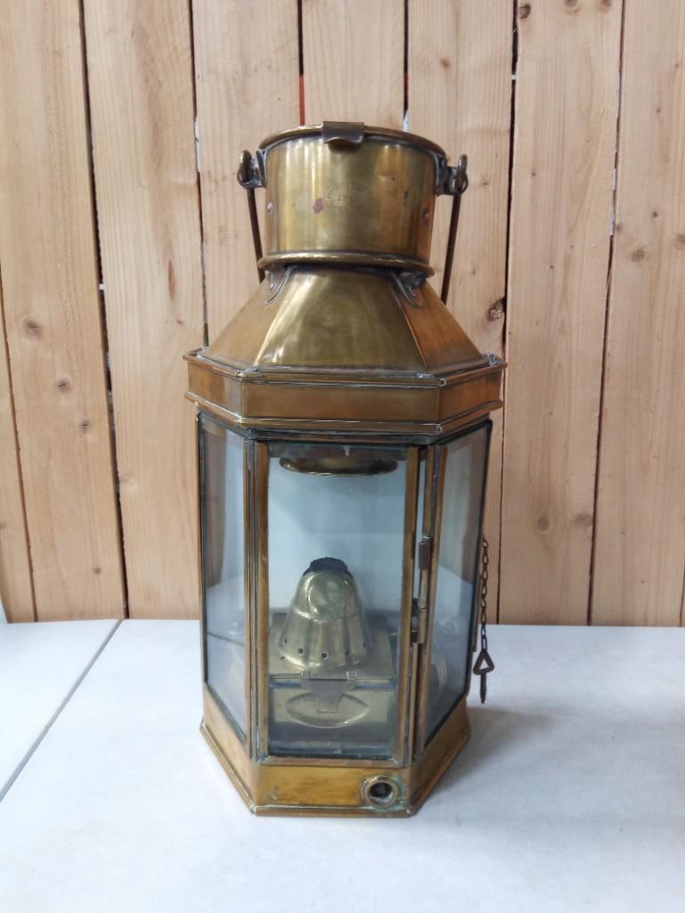 Antique Brass Ships Lantern (1 of 8)