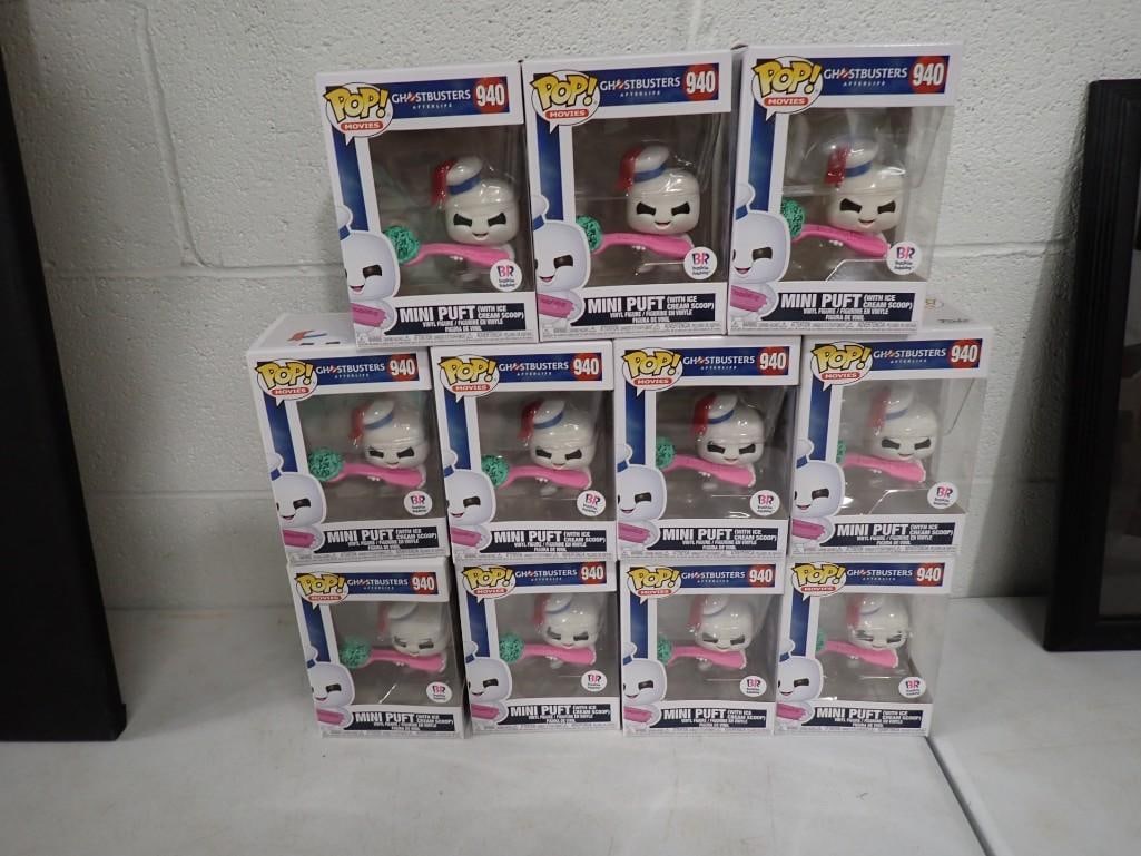 Lot of 11 Funko Pop! Mini Puft Ghostbusters 940 Figures New in boxes (1 of 5)