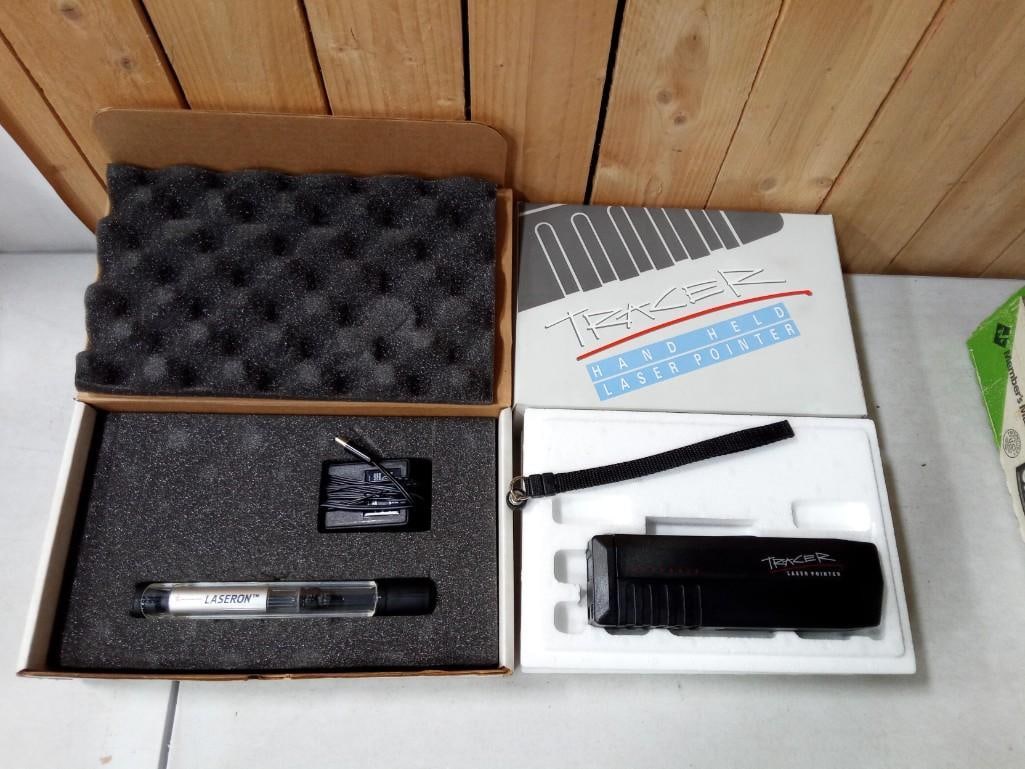 Vintage Tracer Hand Held Laser Pointer with box and manual (1 of 8)