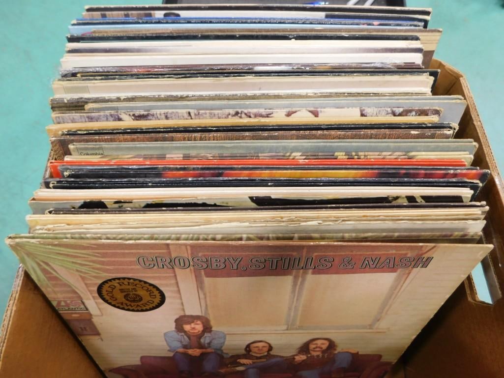38 Vinyl Records incl Crosby, Stills, Nash, & Young, Grand Funk Railroad, Chicago, Elton John, (1 of 14)
