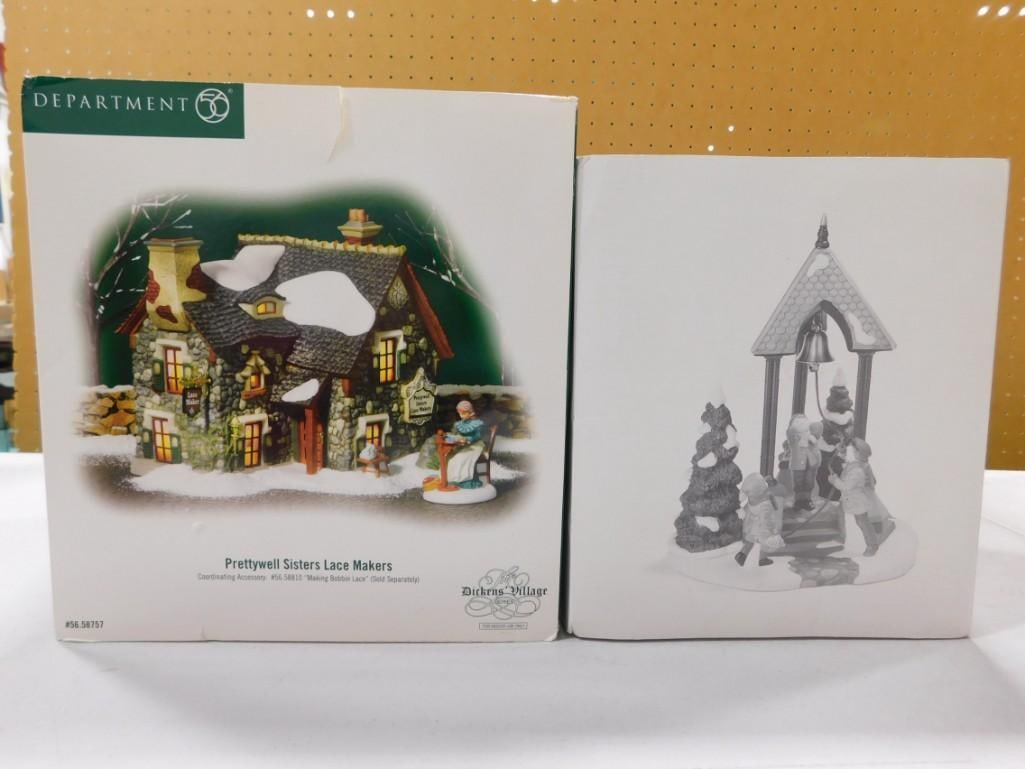2 Dept 56 incl Heritage Village Collection Christmas Bells 1996 Special Event Piece, (1 of 7)