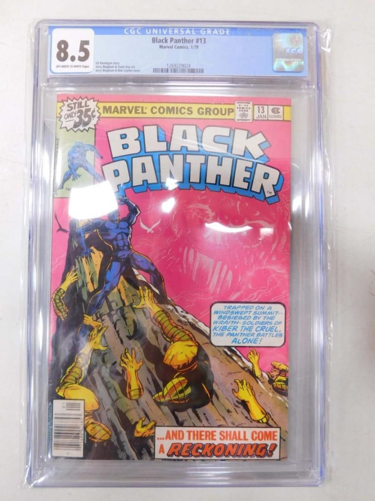 Black Panther #13 Marvel Comics 1/79 CGC Graded 8.5 Off White to White Pages Comic Book (1 of 4)
