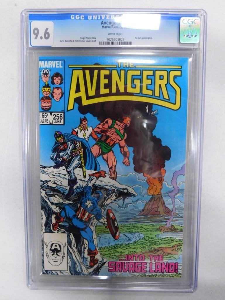 Avengers #256 Marvel Comics 6/85 CGC Graded 9.6 White Pages Ka-Zar Appearance Comic Book (1 of 4)