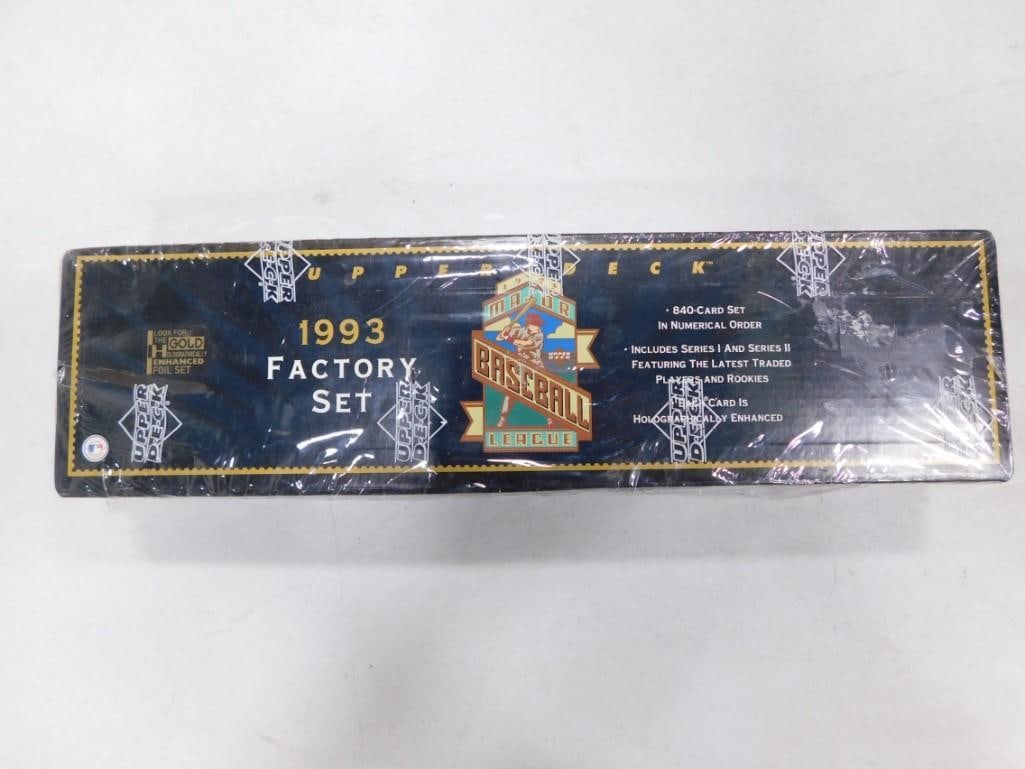 Factory Sealed 1993 Upper Deck Major League Baseball Card Set 840 Cards (1 of 4)